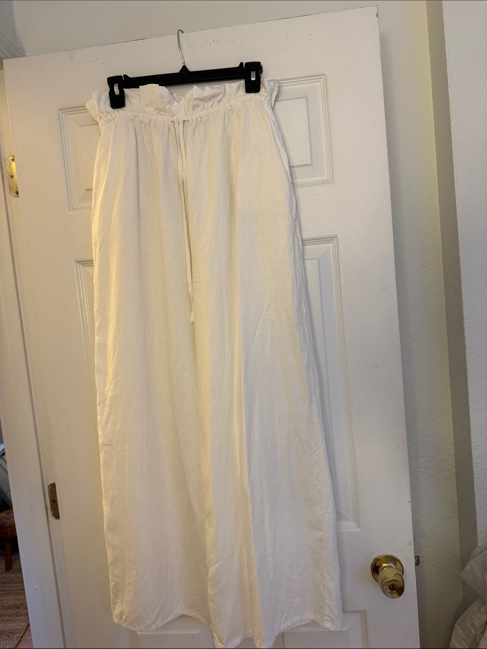 Posse Rosa Drawstring Linen Wide-Leg Pants - Picture 6 of 12